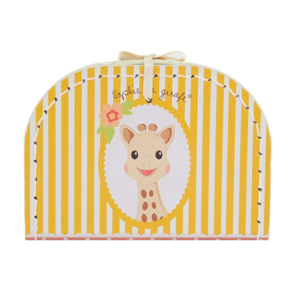 Mini valisette Sophie la girafe spécial bébé - 3 gourdes réutilisables