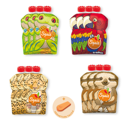 [A002AC013AMLSBC] Gourdes compote réutilisables x12 - Amazonie